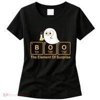 Boo The Element Of Surprise Ghost Chemist Halloween Women's T-Shirt thumb 0