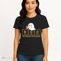 Boo The Element Of Surprise Ghost Chemist Halloween Women's T-Shirt thumb 4