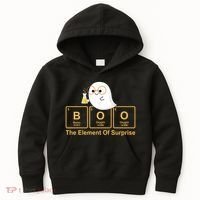 Boo The Element Of Surprise Ghost Chemist Halloween Kids Hoodie thumb 0
