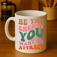 Be The Energy You Want To Attract Coffee Mug thumb 4