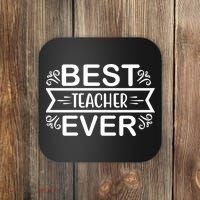 Best Teacher Ever Coaster thumb 0