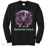 Borderline Tavern Eagle American Flag 4th Of July  Sweatshirt thumb 0