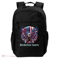 Borderline Tavern Eagle American Flag 4th Of July  Backpack thumb 0