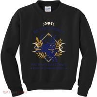 Be The Energy You Want To Attract - Moon Child - Cat Kids Sweatshirt thumb 0