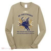 Be The Energy You Want To Attract - Moon Child - Cat Long Sleeve Shirt thumb 0