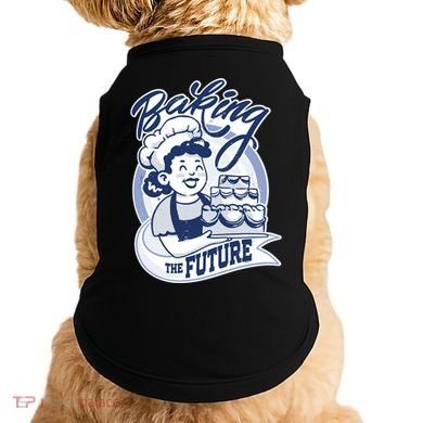 Baking The Future Retro Cartoon Doggie Tank