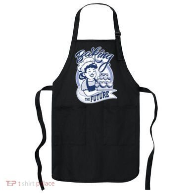 Baking The Future Retro Cartoon Apron