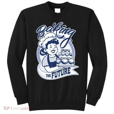 Baking The Future Retro Cartoon Sweatshirt