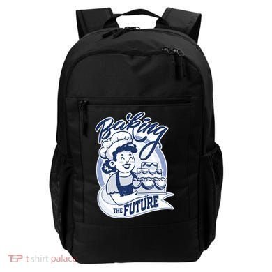 Baking The Future Retro Cartoon Backpack