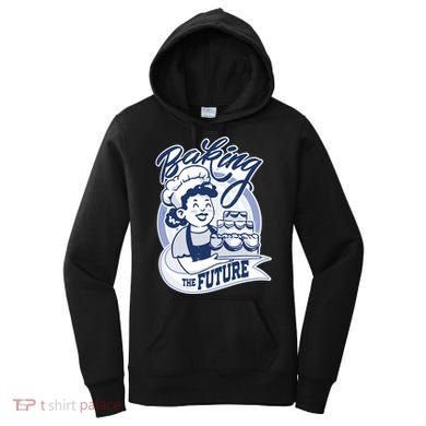 Baking The Future Retro Cartoon Women's Hoodie