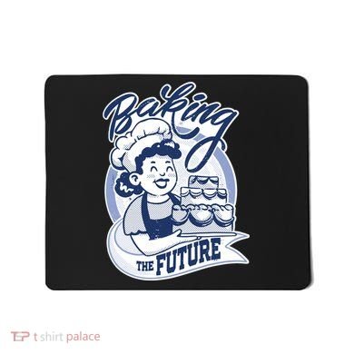 Baking The Future Retro Cartoon Mousepad