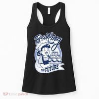 Baking The Future Retro Cartoon Women's Tank Top thumb 0