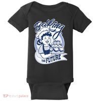 Baking The Future Retro Cartoon Baby Bodysuit thumb 0