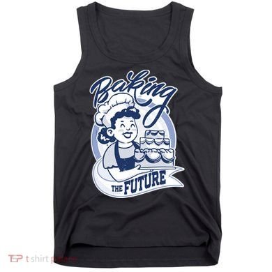 Baking The Future Retro Cartoon Tank Top