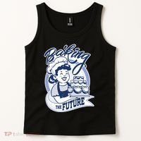 Baking The Future Retro Cartoon Tank Top thumb 2