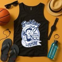 Baking The Future Retro Cartoon Tank Top thumb 4
