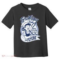 Baking The Future Retro Cartoon Toddler T-Shirt thumb 0