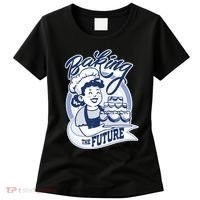 Baking The Future Retro Cartoon Women's T-Shirt thumb 0