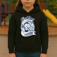 Baking The Future Retro Cartoon Kids Hoodie thumb 3