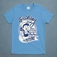 Baking The Future Retro Cartoon T-Shirt thumb 4