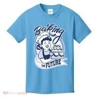 Baking The Future Retro Cartoon Kids T-Shirt thumb 0