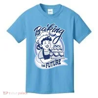 Baking The Future Retro Cartoon Kids T-Shirt thumb 0