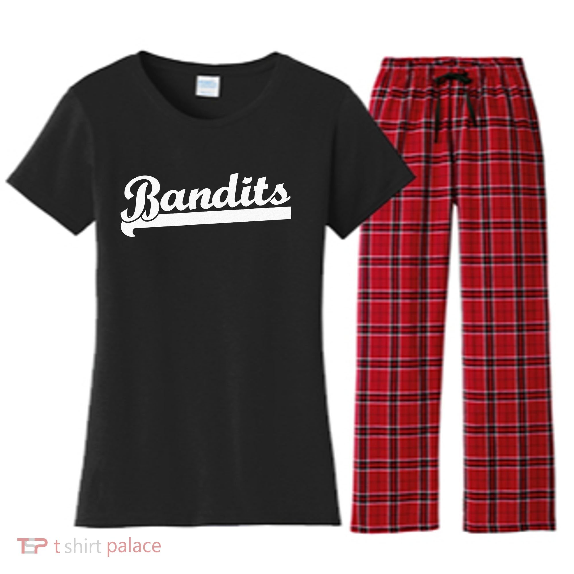 BANDITS Team Fan Women's Flannel Pajama Set