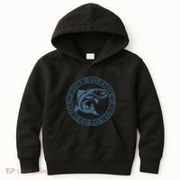Born To Fish But Forced To Work Fishing Kids Hoodie thumb 0