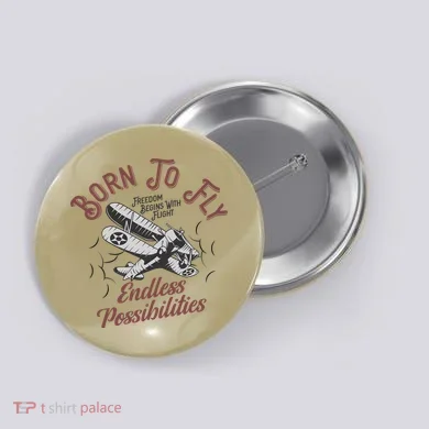 Born To Fly Button