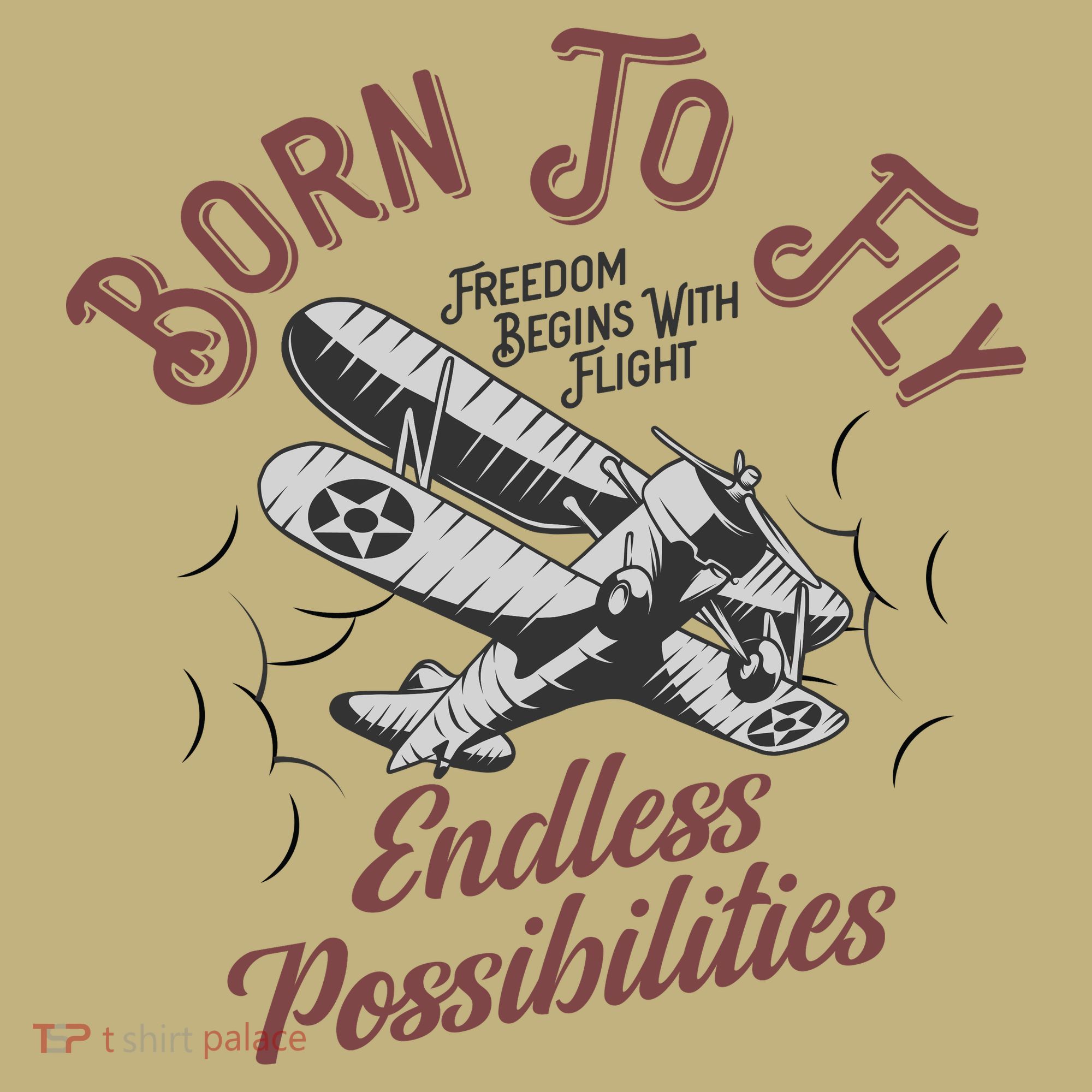 Born To Fly Kids T-Shirt