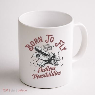 Born To Fly Coffee Mug back