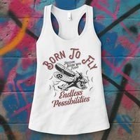 Born To Fly Women's Tank Top thumb 3
