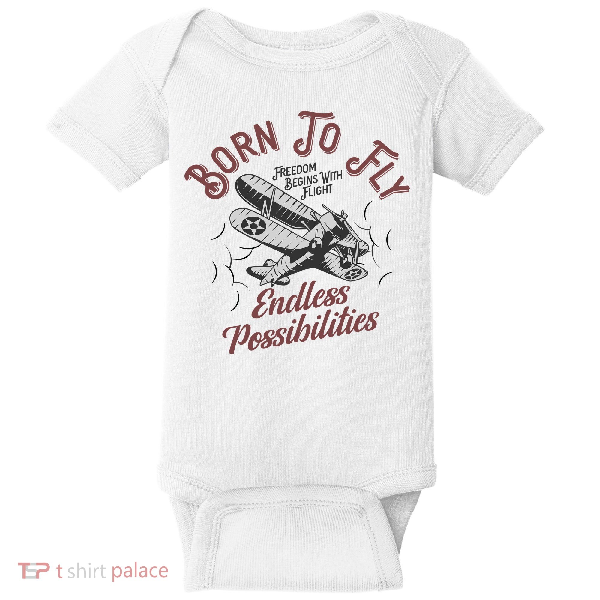 Born To Fly Baby Bodysuit