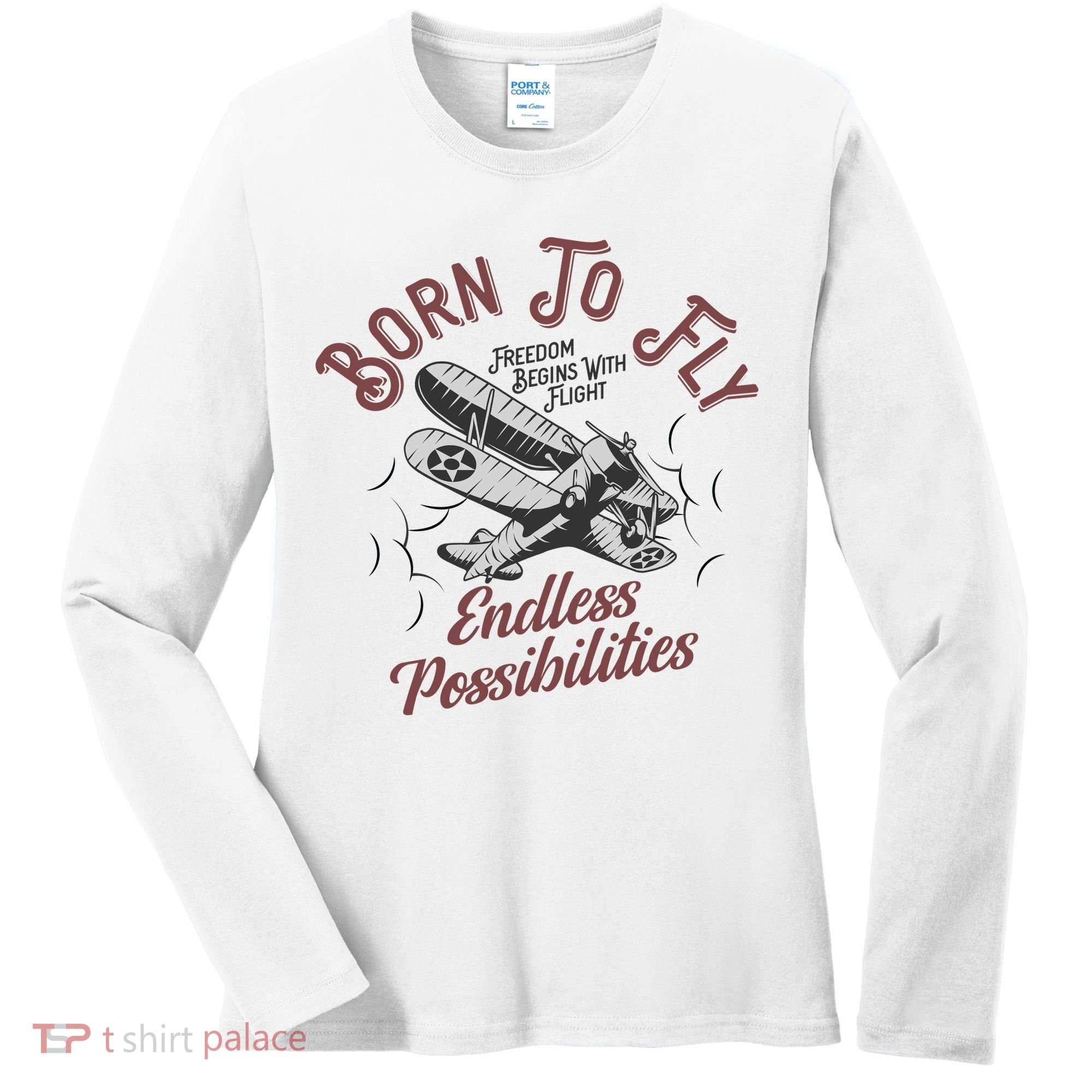 Born To Fly Women's Long Sleeve Shirt
