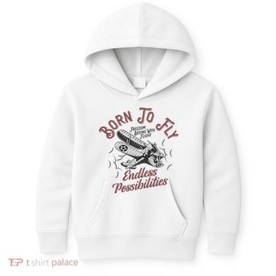 Born To Fly Kids Hoodie