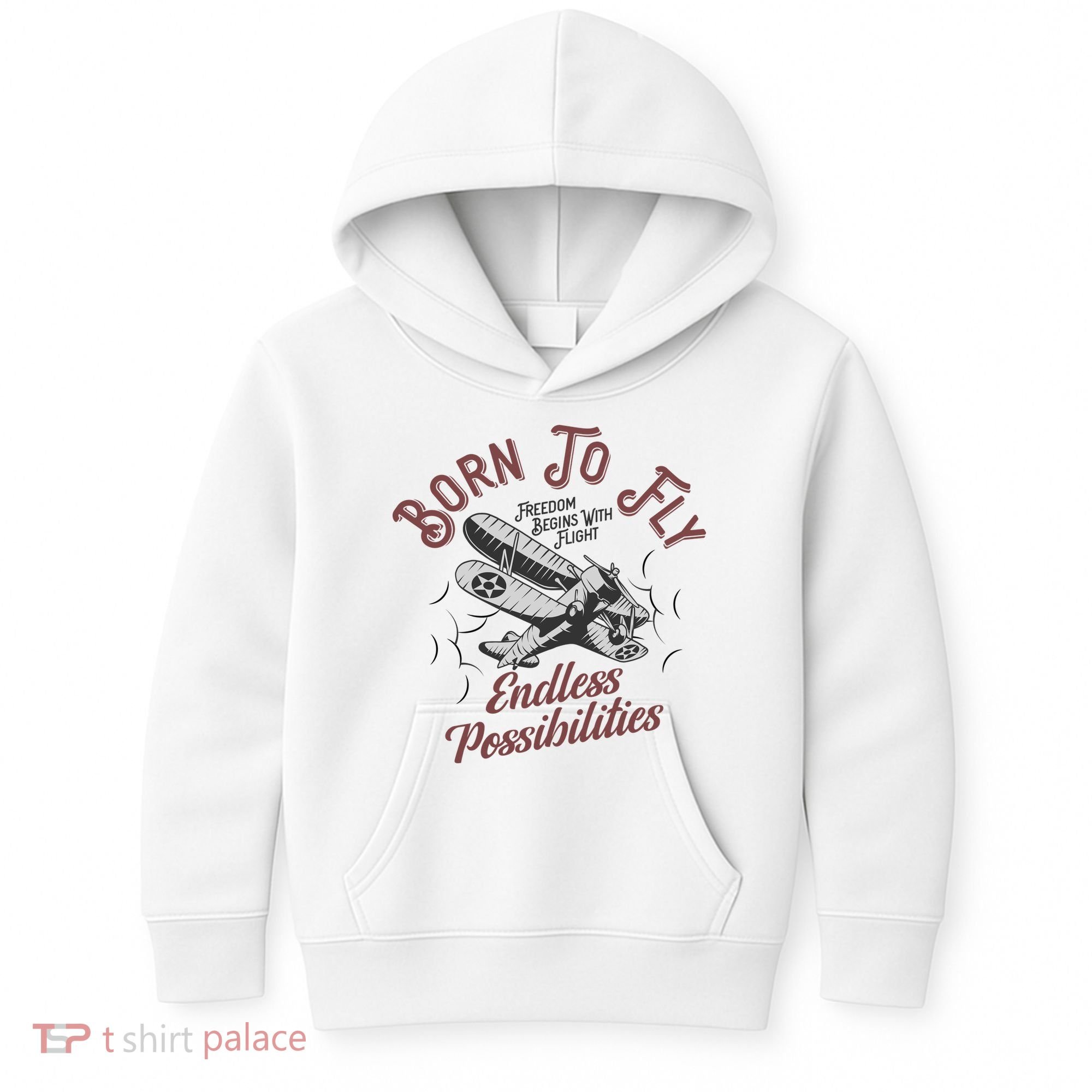 Born To Fly Kids Hoodie