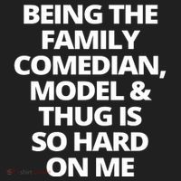 Being The Family Comedian Model And Thug Is So Hard On Me Beanie thumb 2