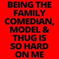 Being The Family Comedian Model And Thug Is So Hard On Me Santa Hat thumb 1