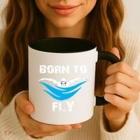 Born To Fly Butterfly Swimmers Swim Meet Gift Coffee Mug thumb 3