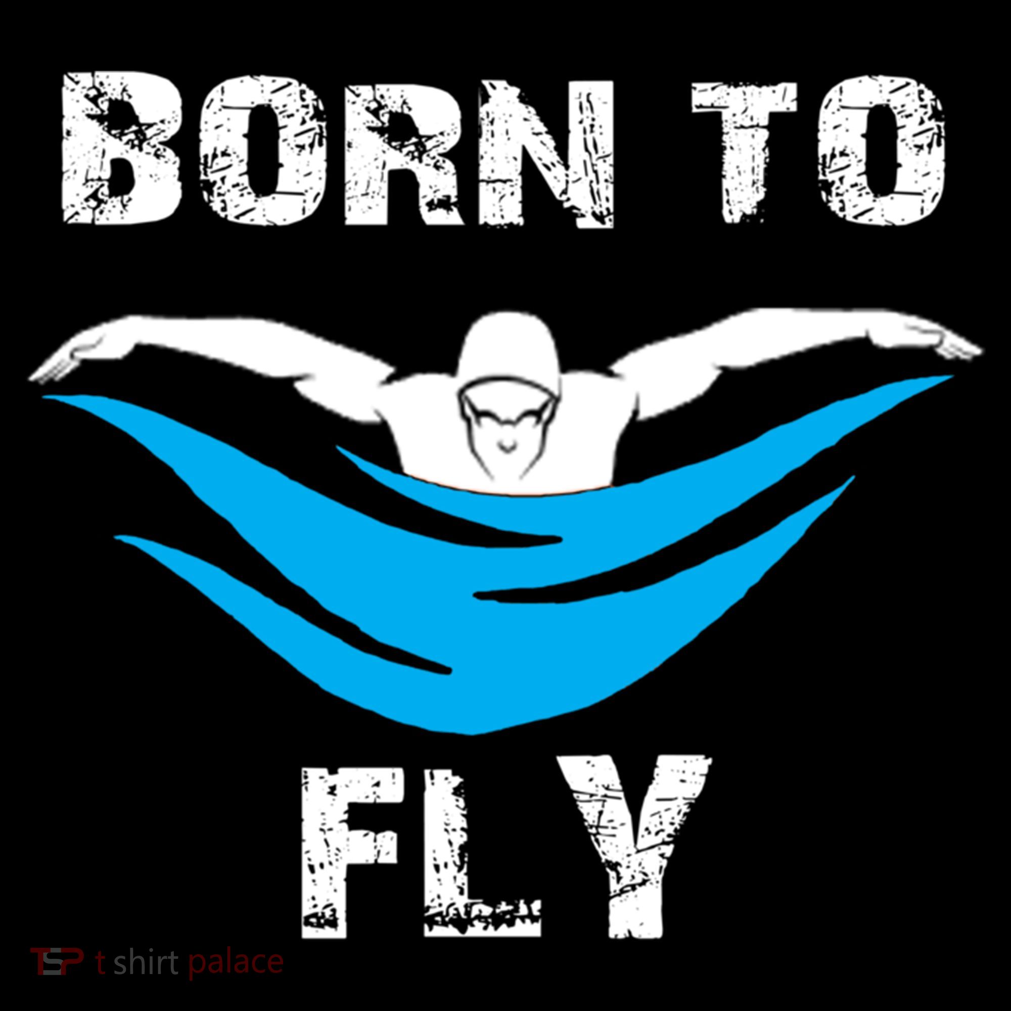 Born To Fly Butterfly Swimmers Swim Meet Gift Coffee Mug