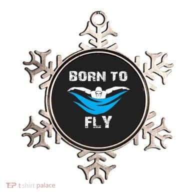 Born To Fly Butterfly Swimmers Swim Meet Gift Ornament
