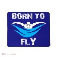 Born To Fly Butterfly Swimmers Swim Meet Gift Mousepad thumb 0