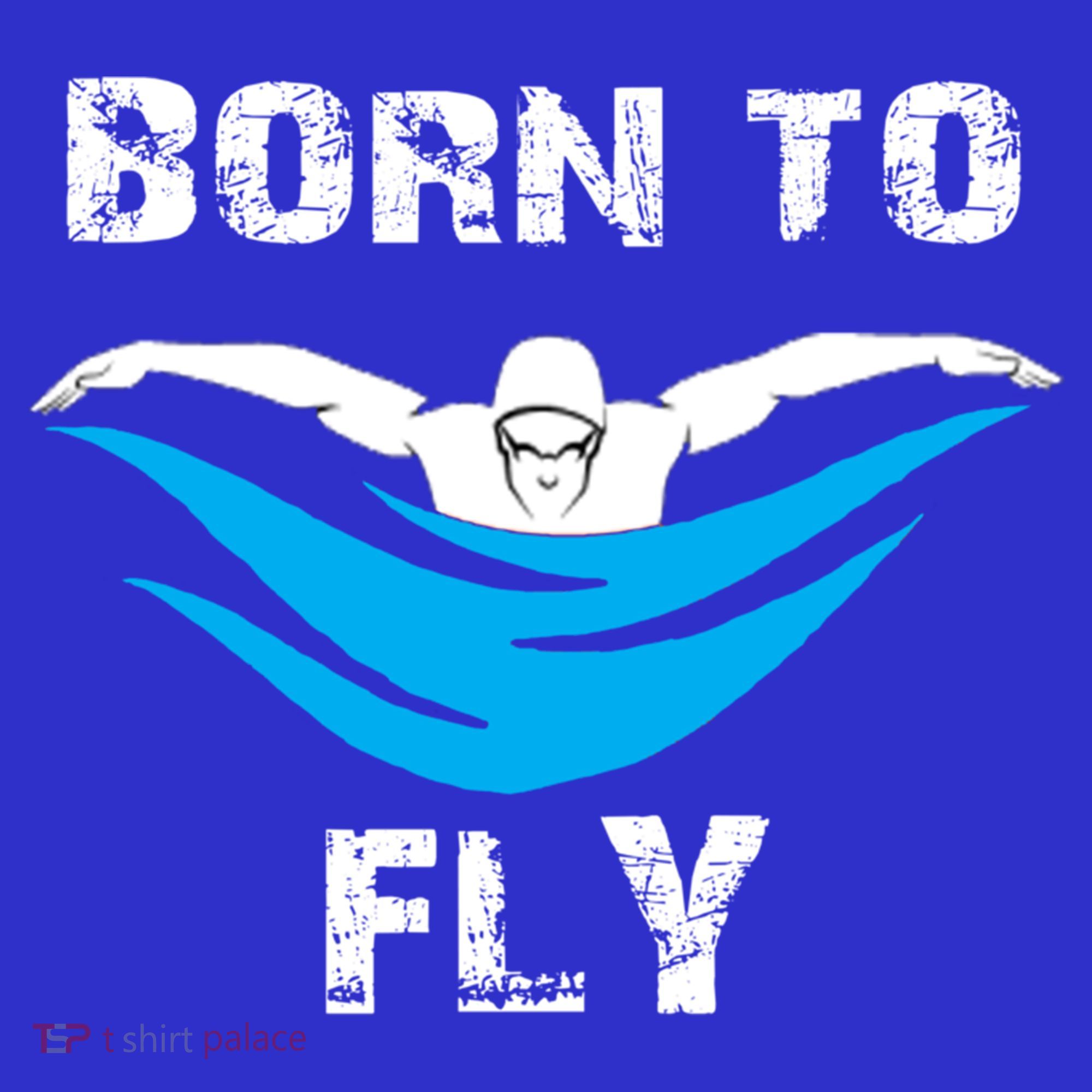 Born To Fly Butterfly Swimmers Swim Meet Gift Visor
