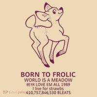 Born To Frolic World Is A Meadow Tote Bag thumb 4