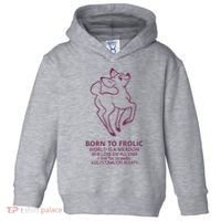 Born To Frolic World Is A Meadow Toddler Hoodie thumb 0
