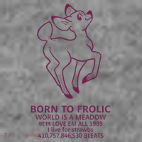 Born To Frolic World Is A Meadow Toddler Hoodie thumb 2