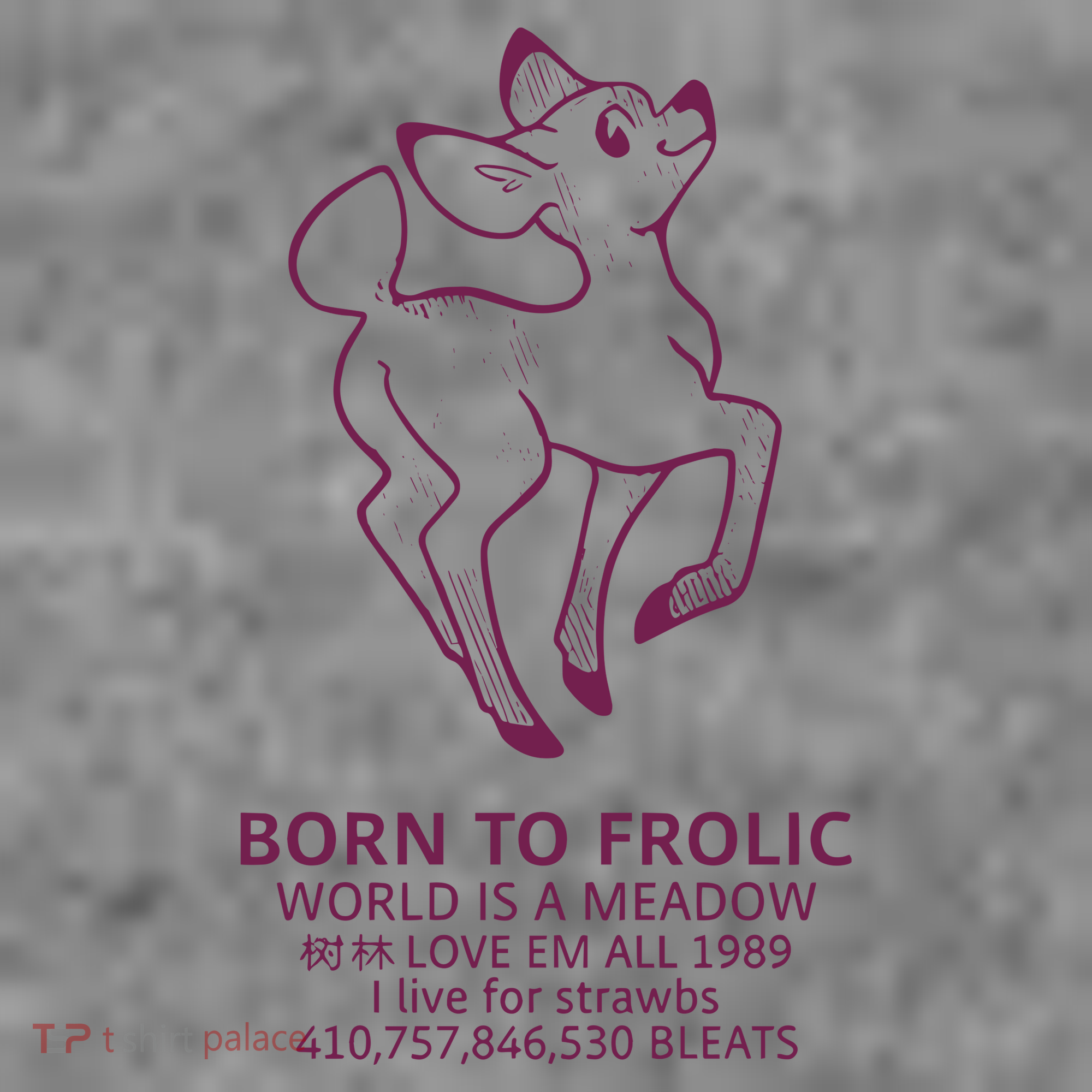 Born To Frolic World Is A Meadow Toddler Hoodie