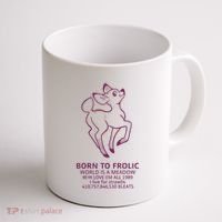 Born To Frolic World Is A Meadow Coffee Mug thumb 1