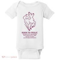 Born To Frolic World Is A Meadow Baby Bodysuit thumb 0