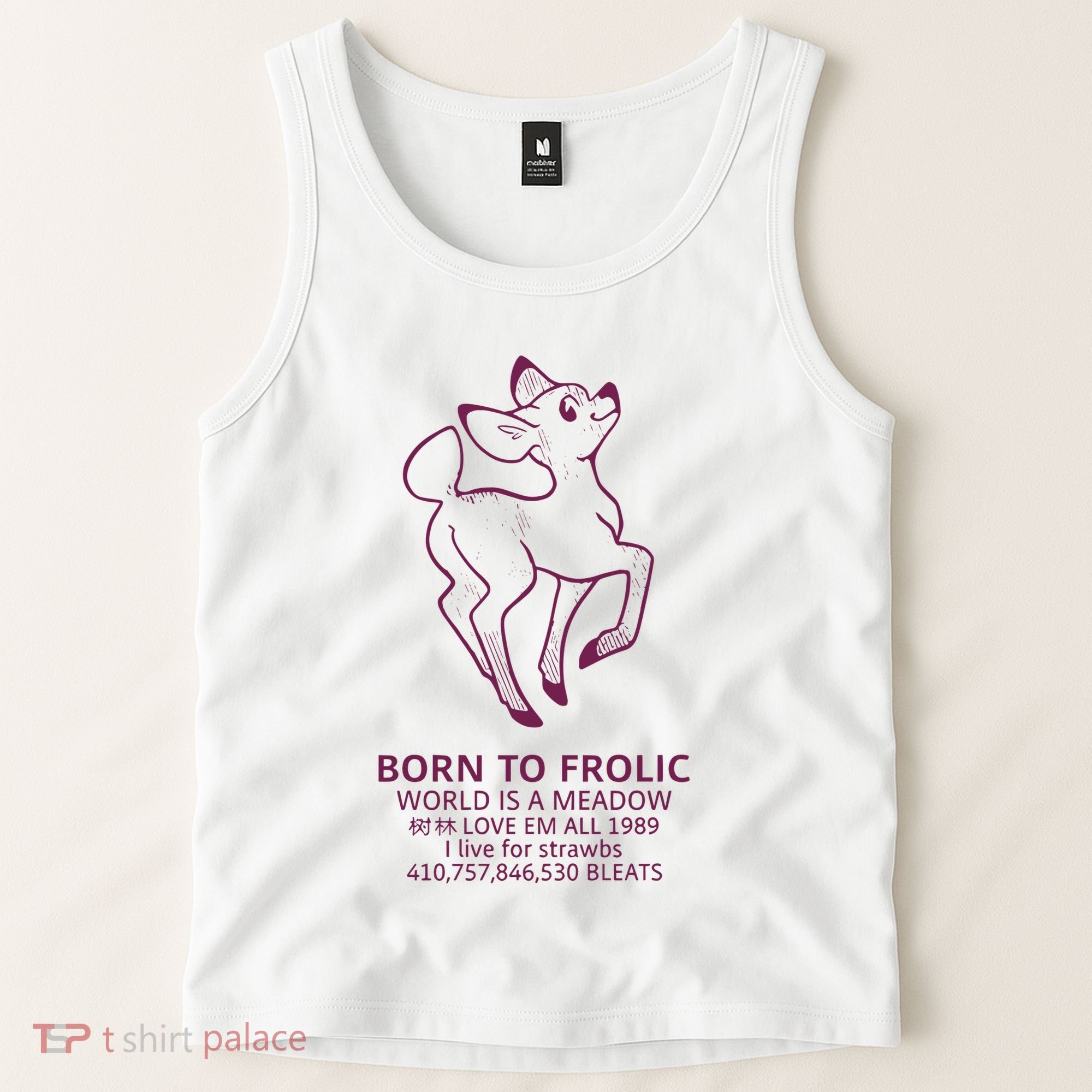 Born To Frolic World Is A Meadow Tank Top
